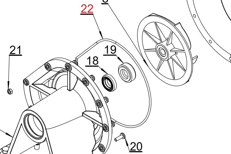 Agromehanika O-ring kućišta fi 160 x 3 za C200 pumpe