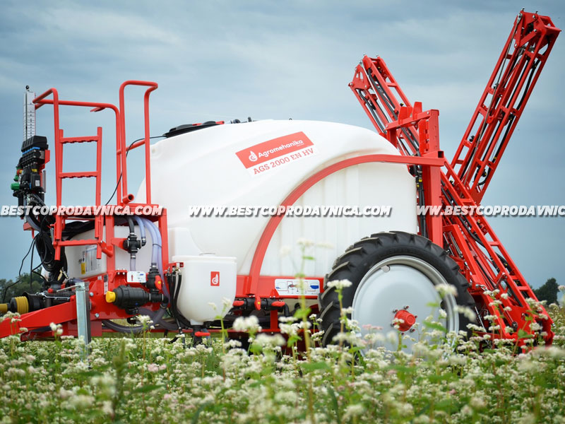 Agromehanika Kranj Vučena Prskalica AGS 2000 EN HV / BM150/20 / 15M HLX / AG-Tronik S1 / 7