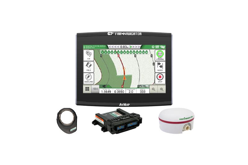 AvMap Farmnavigator G7 Plus RTK + G4 Auto Steering – automatsko upravljanje na volan ±2 cm