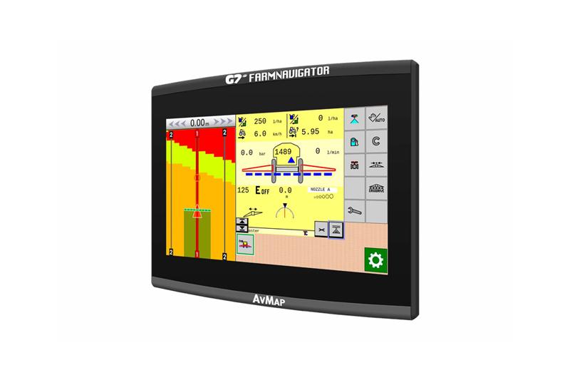 AvMap Farmnavigator G7 ISO Full – ISOBUS navigacija sa Turtle Pro2 antenom (±15 cm)