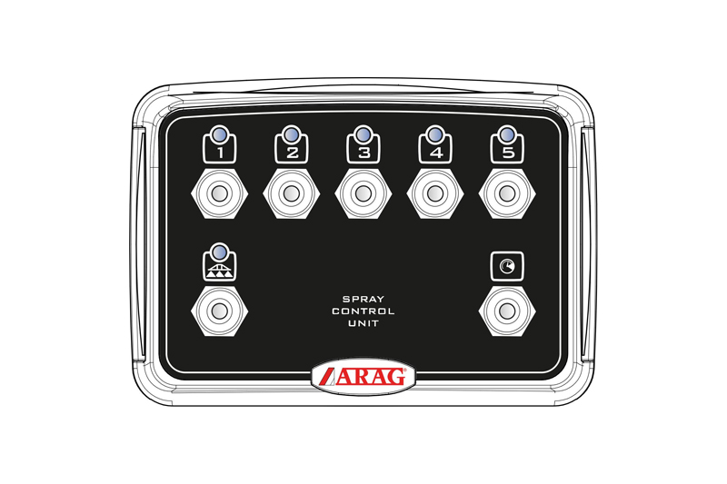 Kontrolna kutija sa sedam komandi