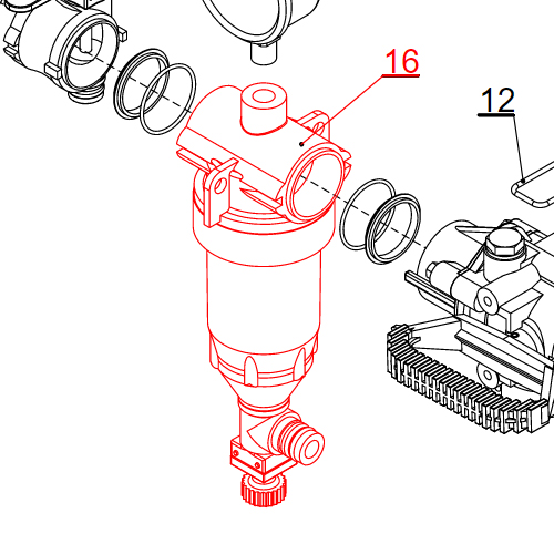Filter samočisteći - komplet PR3CF