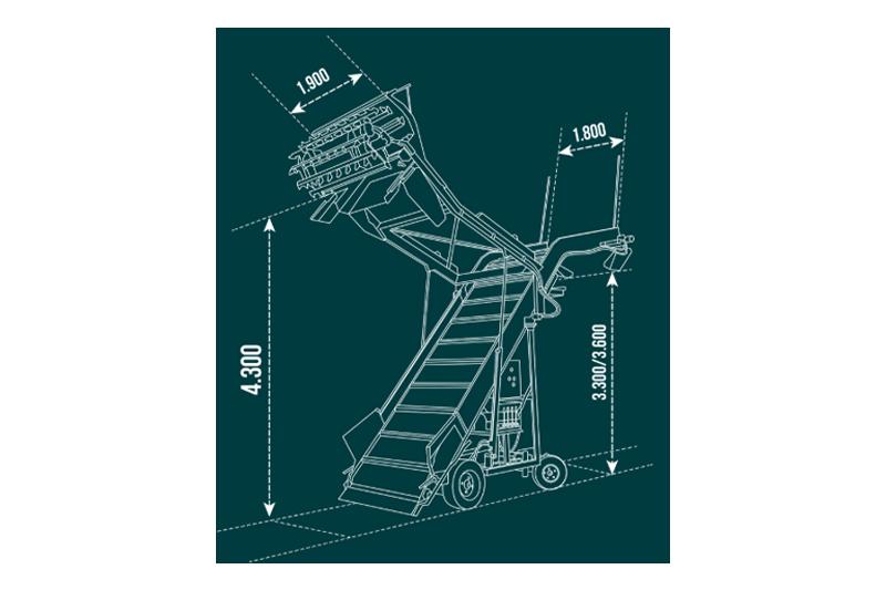 Gonella 4 - 190 D izuzimač silaže sa glodalom