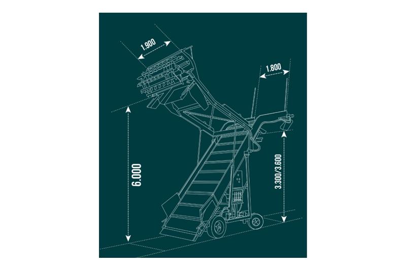 Gonella 6 - 190 E izuzimač silaže sa glodalom