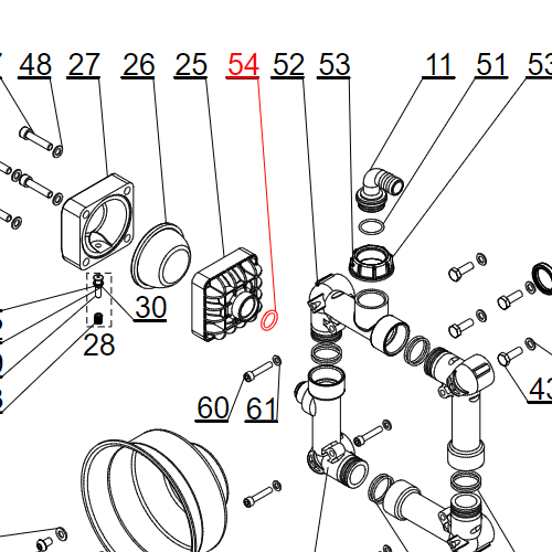 Agromehanika Gumica fi31 x fi23 x 4 Pumpe BM 150/20
