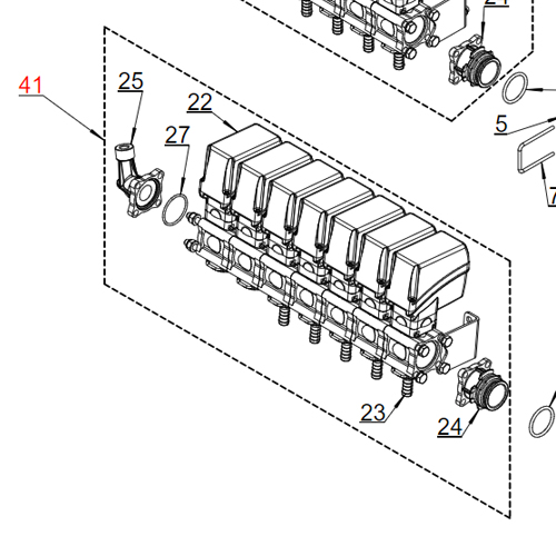 Komplet ventila EM-7 PR10ECFM-5EC+2F.R.