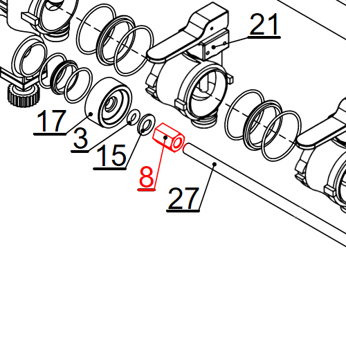 Matica M 8x18 - Al PR3BF
