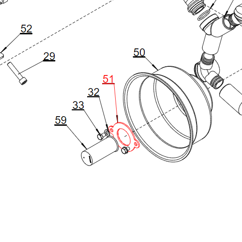 Agromehanika Držač Zaštite Kardana Pumpe BM 105/20