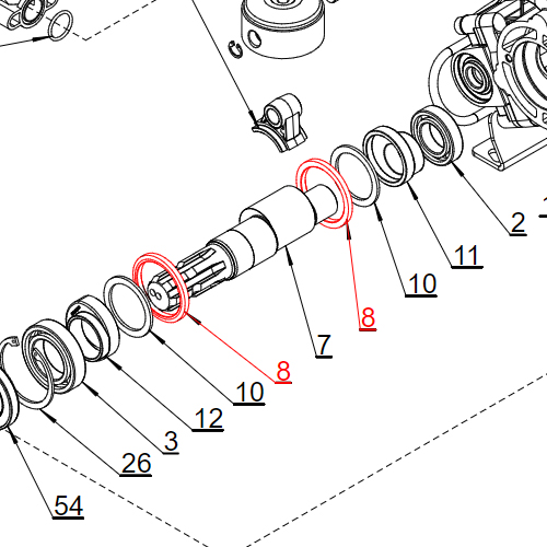 Agromehanika Metalni Prsten Klipnjače Pumpe BM 105/20
