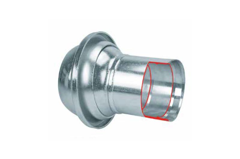 Muška spojnica za okiten Ø 100 x 100