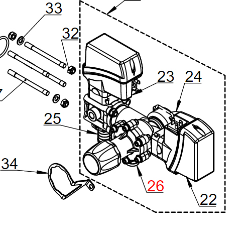 Nastavak potis fi25 PR10ECF-5EC+2F.R.