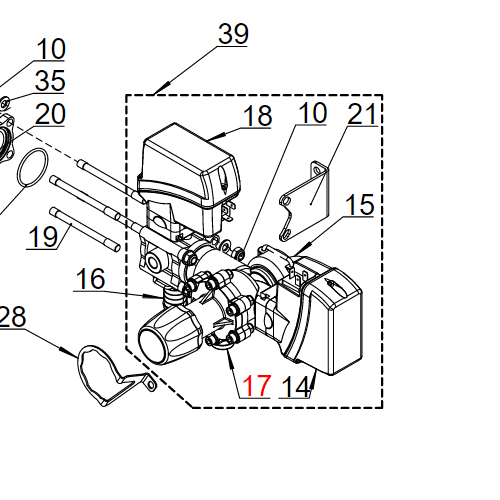 Nastavak - potisni fi25 PR10ECFM-5EC+2F.R.