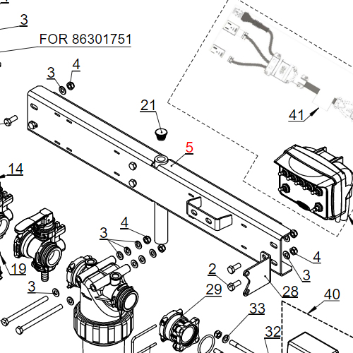 Nosač regulatora PR10ECF-5EC+2F.R.