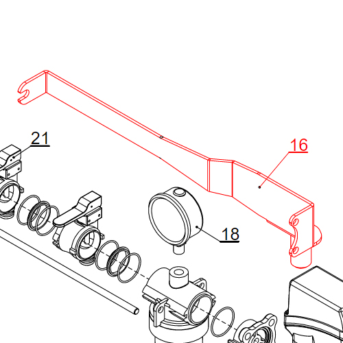 Nosač regulatora RC-5 PR3ECF