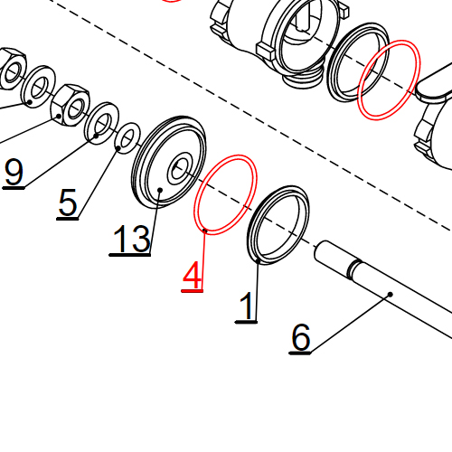 Oring fi39,3xfi35,7x1, 8