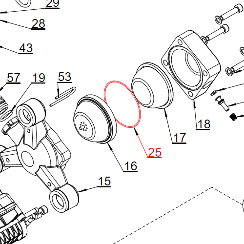 Agromehanika Gumica fi100 x 2,00 Pumpe BM 105/20