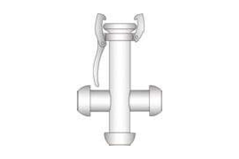 Perot krst spojnica Ø 50 sa tri muška izlaza