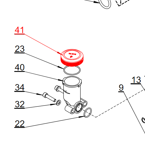 Agromehanika Poklopac Uljnog Lončeta Pumpe BM 105/20
