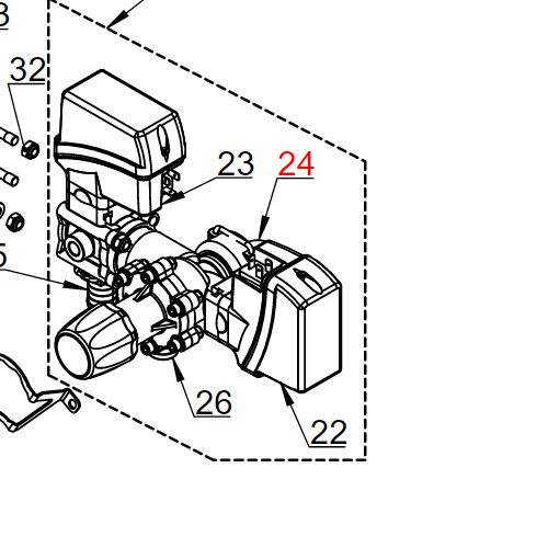Povratni vod fi25 PR10ECF-5EC+2F.R.