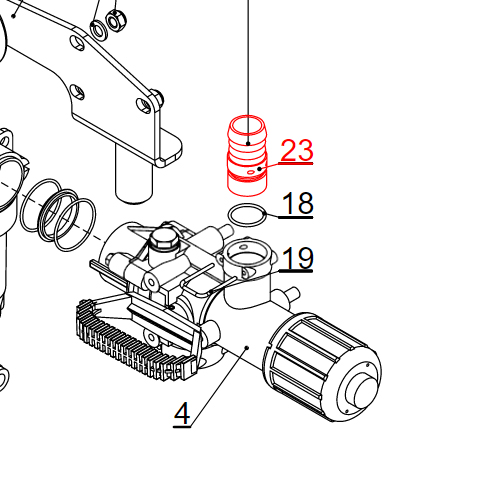 Priključak povratnog voda 100l/min. PR3BF