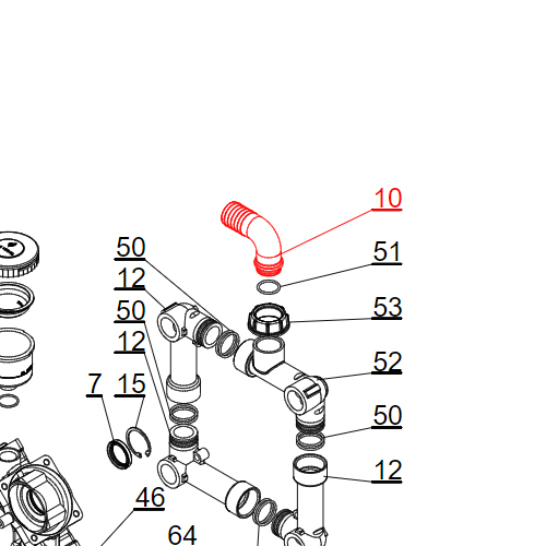 Agromehanika Koleno fi40 - 1 1/2