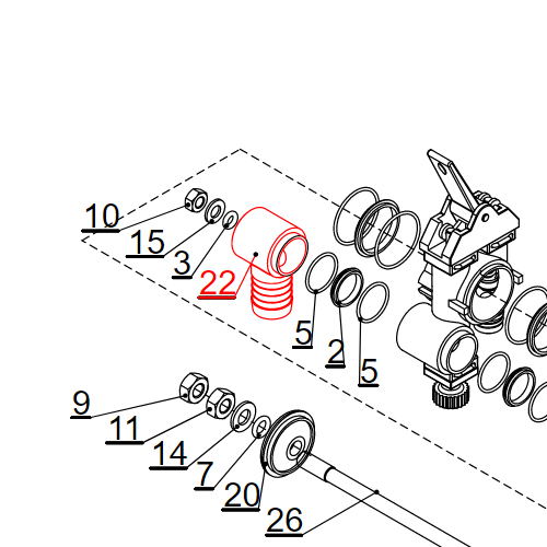 Priklučak - povratni fi24 PR3BF