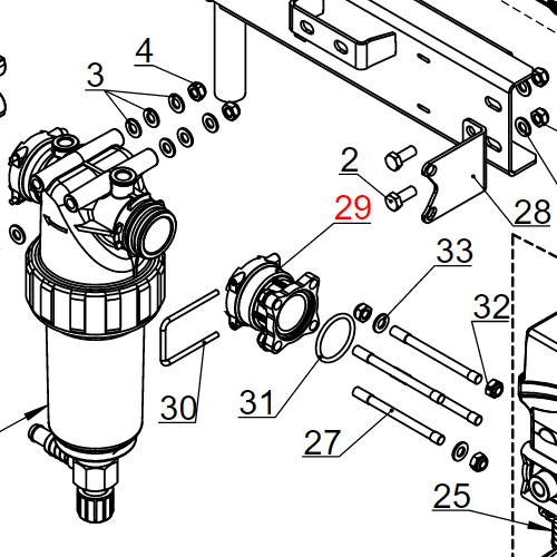 Prirubnica T5-F PR10ECF-5EC+2F.R.