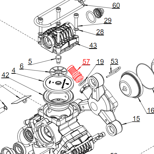 Agromehanika Ravni Priključak 1 x 30 Pumpe BM 105/20