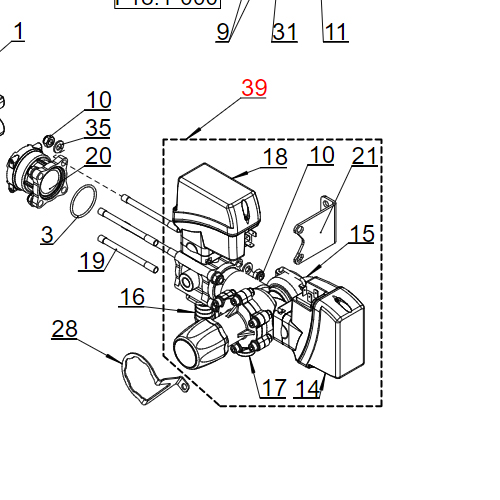 Sklop regulacijski za kompijuter PR10ECFM-5EC+2F.R.
