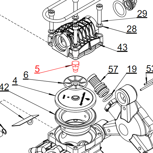 Agromehanika Šraf Držača Membrane Pumpe BM 105/20