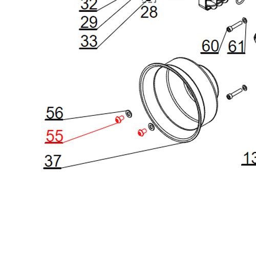 Agromehanika Šraf M10 x 16 ISO 7380 Pumpe BM 150/20