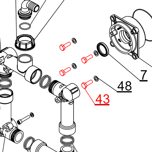 Agromehanika Šraf M10 x 30 DIN933 Pumpe BM 150/20