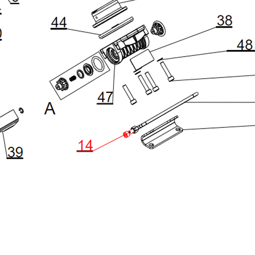 Agromehanika Šraf M10 x 40 Pumpe BM 150/20