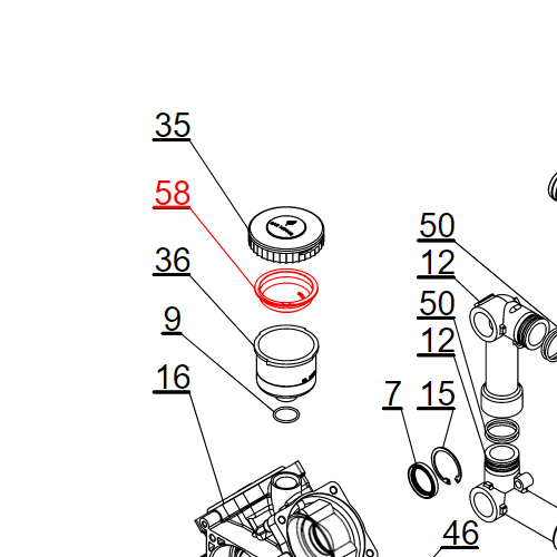 Agromehanika Membrana Uljnog Lončeta Pumpe BM 150/20