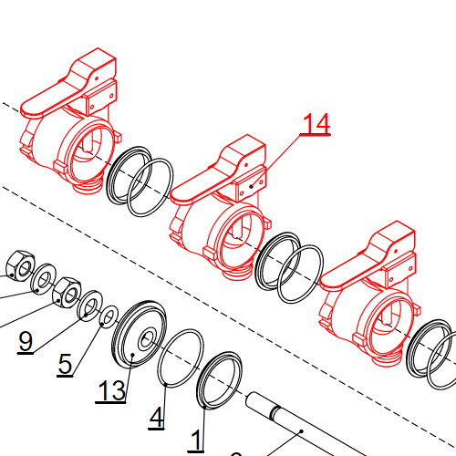 Ventil razvodni - sekcija PR3CF