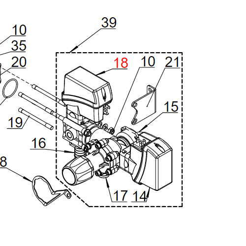 Ventil - regulacija pritiska PR10ECFM-5EC+2F.R.