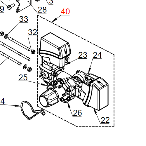 Ventil regulacijski - komplet PR10ECF-5EC+2F.R.