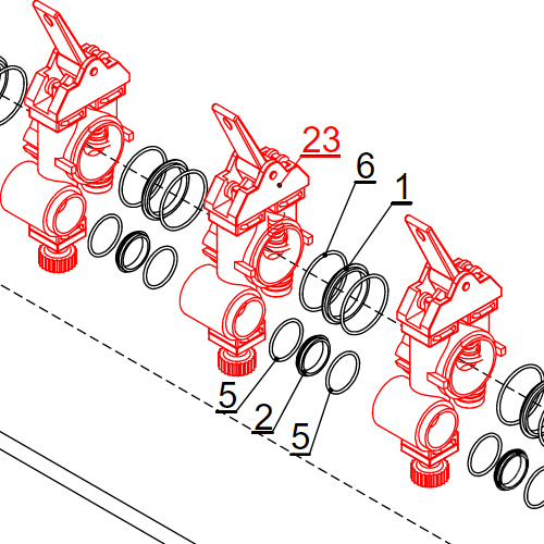 Ventil sekcija - regulacijski PR3ECF
