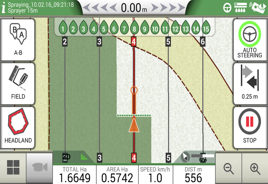 AvMap Farmnavigator G7 Plus RTK + G5 Auto Steering – automatsko upravljanje ±2 cm