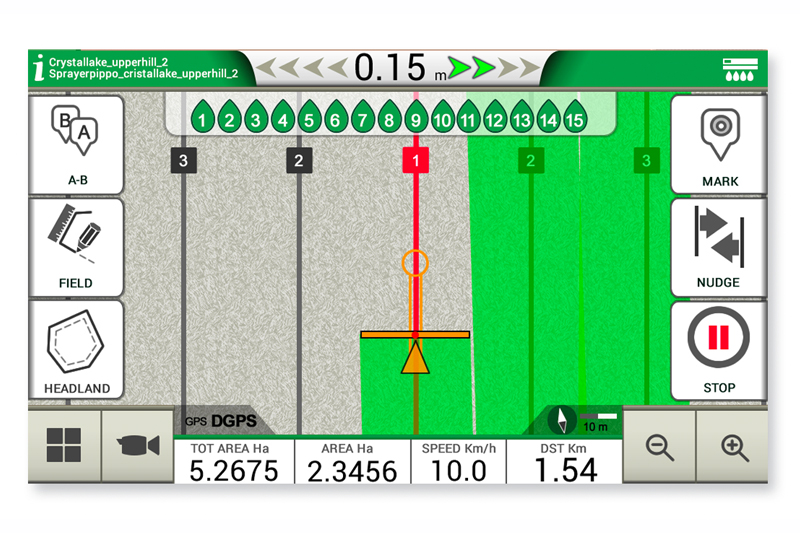 AvMap Farmnavigator G7 ISO – ISOBUS GPS navigacija ±15 cm