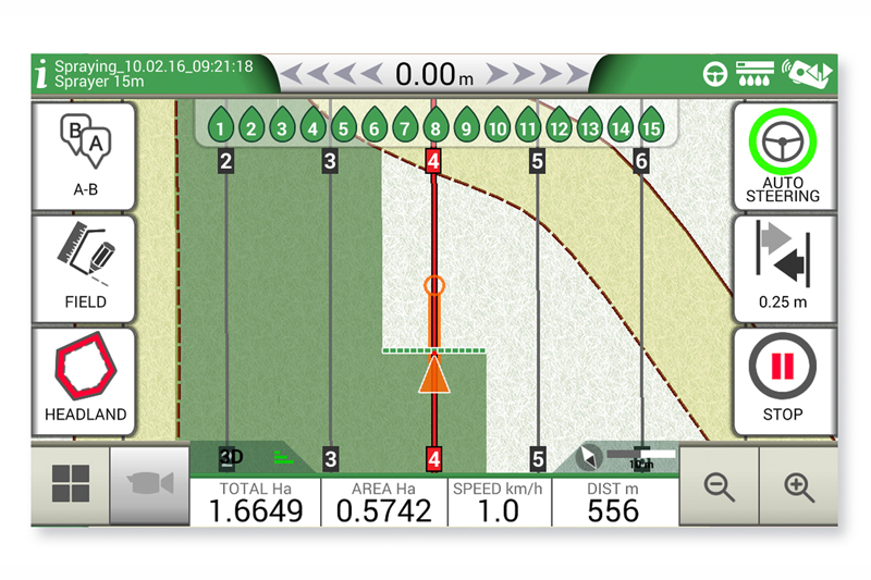 AvMap Farmnavigator G7 ISO RTK – ISOBUS navigacija ±2 cm