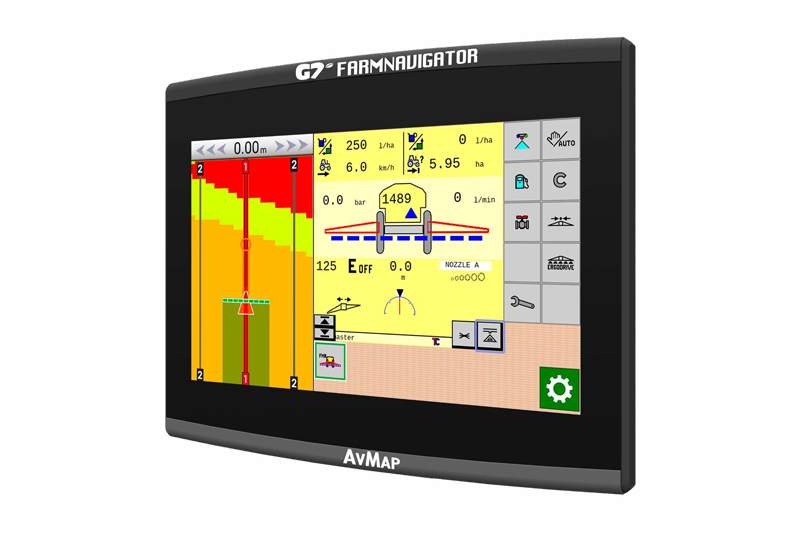AvMap Farmnavigator G7 ISO Full RTK + G4 Auto Steering – ISOBUS automatsko upravljanje na volan ±2 cm