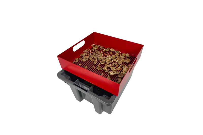 Feucht Obsttechnik sito za sortiranje jezgra 6 mm sa kutijom 40 L