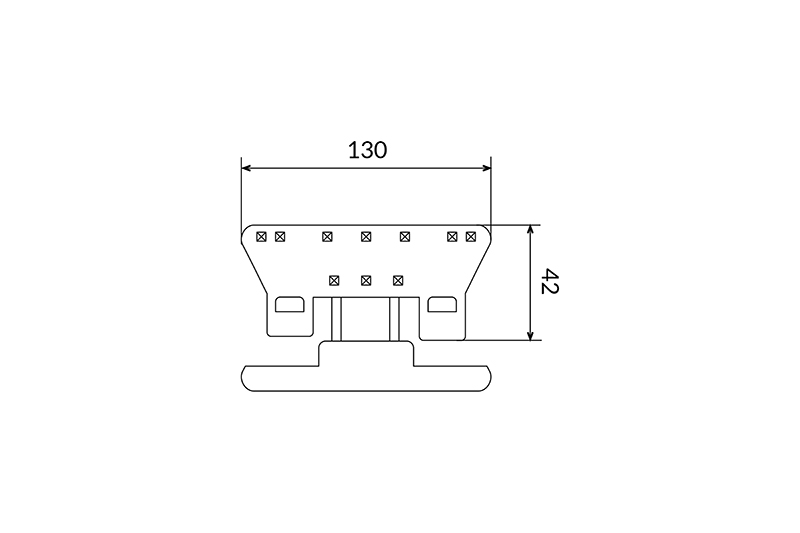 Arno ANCORPLACK 2 130 × 42 – spojnica za mrežu