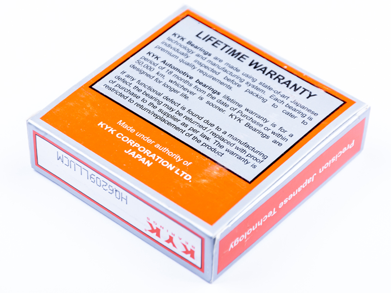 KYK kuglični jednoredni ležaj 6209 2RS 45x85x19