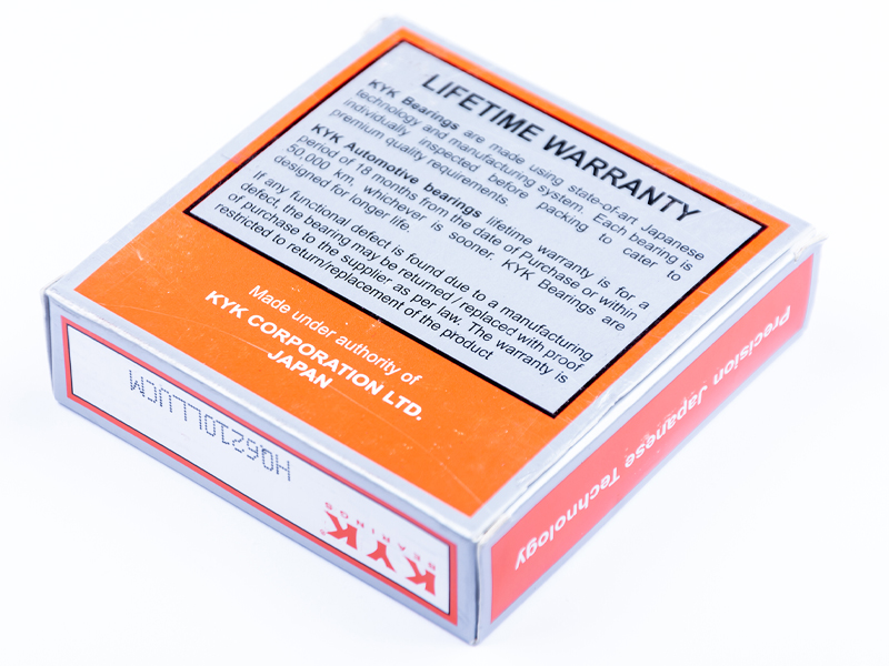 KYK kuglični jednoredni ležaj 6210 2RS 50x90x20