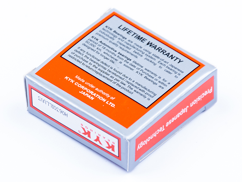 KYK kuglični jednoredni ležaj 6301 2RS 12x37x12