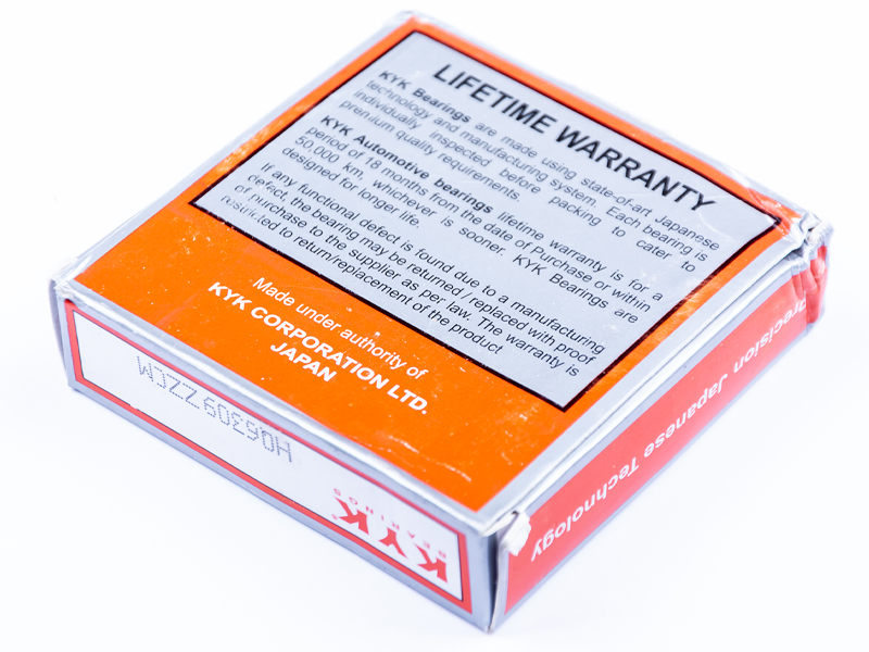 KYK kuglični jednoredni ležaj 6309 ZZ 45x100x25