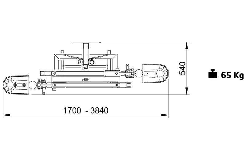 Orizzonti Ariete 2 - 50 prskalica za herbicidni pojas