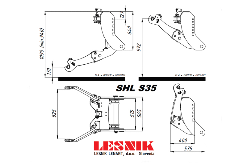 Lešnik SHL S35 – univerzalna prednja hidraulika